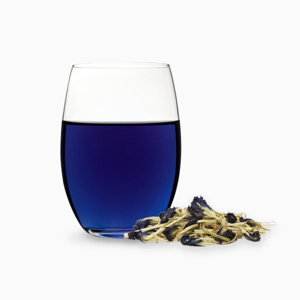 Butterfly pea flower tea from Asia