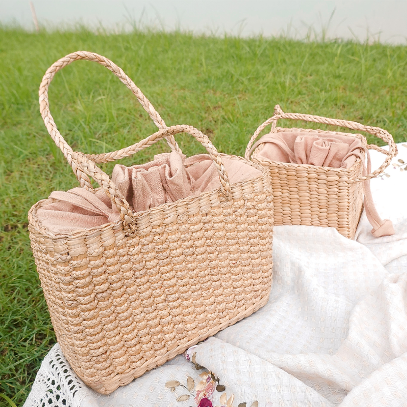 Handmade Rattan Beach Bag from Thailand